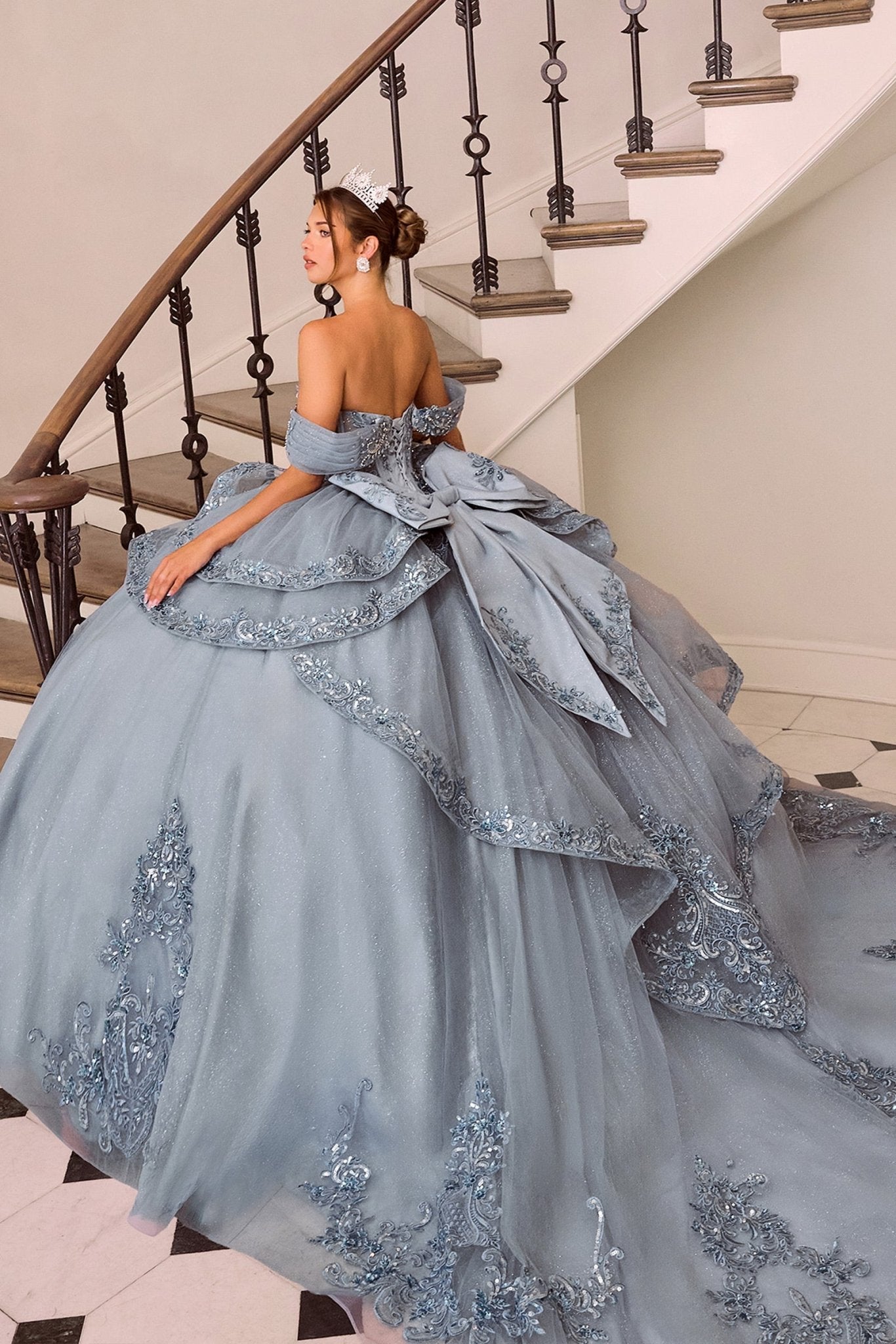 Ball Gown in Blush, view 2