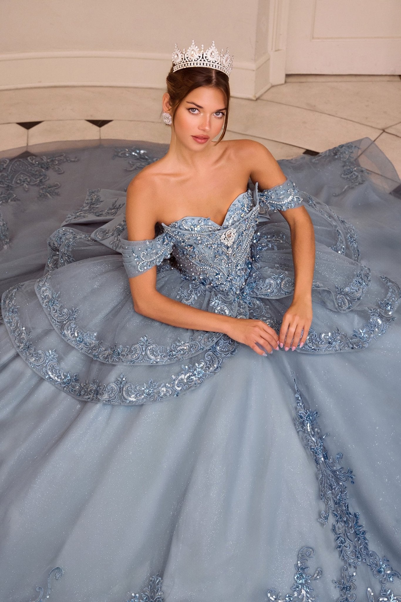 Ball Gown in Blush, view 3