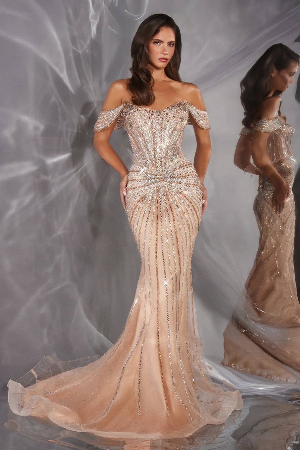 Mermaid Gown, style CD654