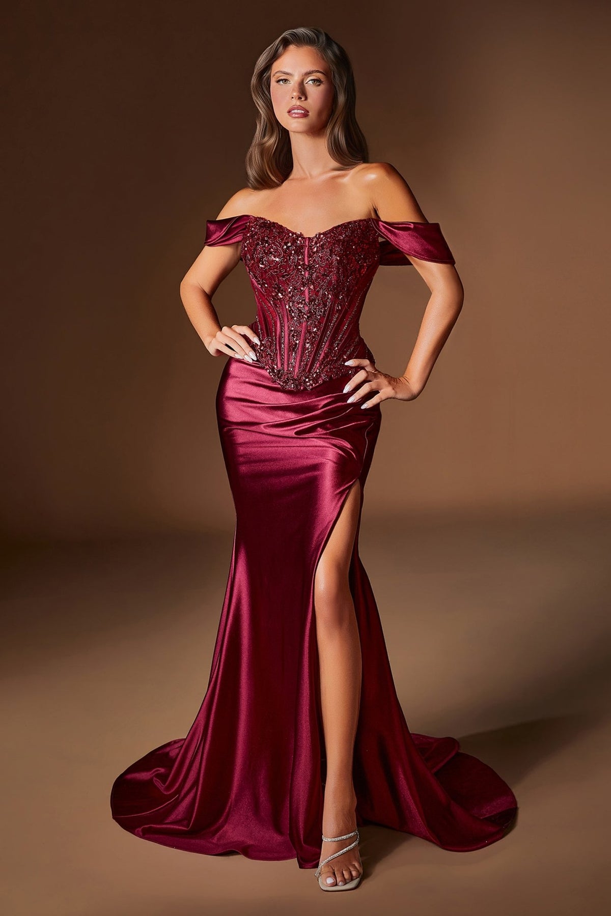 Fitted Gown, style CD656