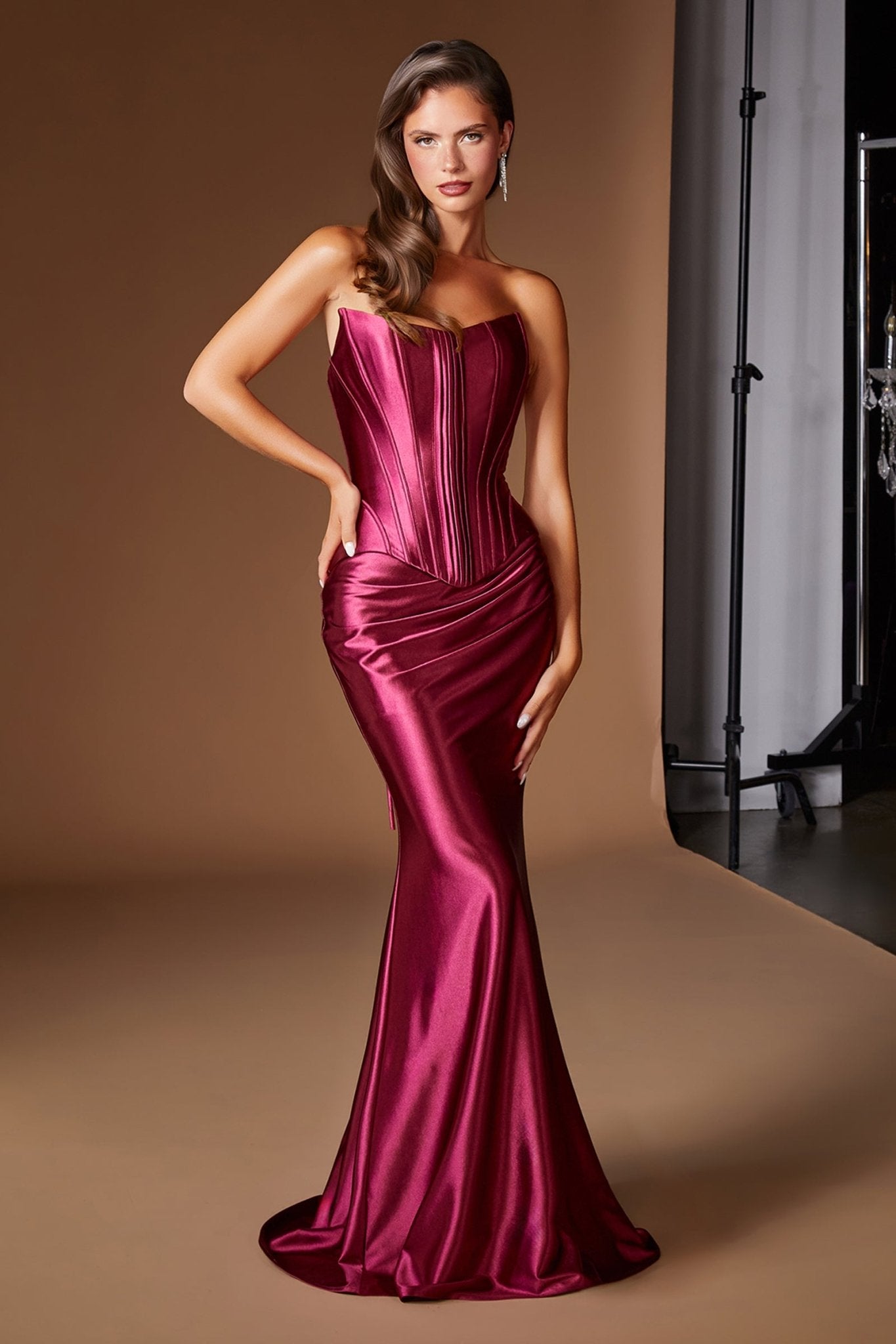 Corset Gown in Blue, view 2